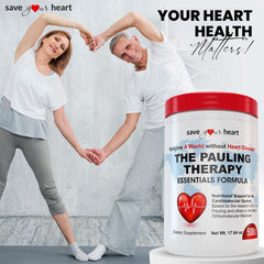 SAVE YOUR HEART PTEF scooper beside the jar for accurate dosing