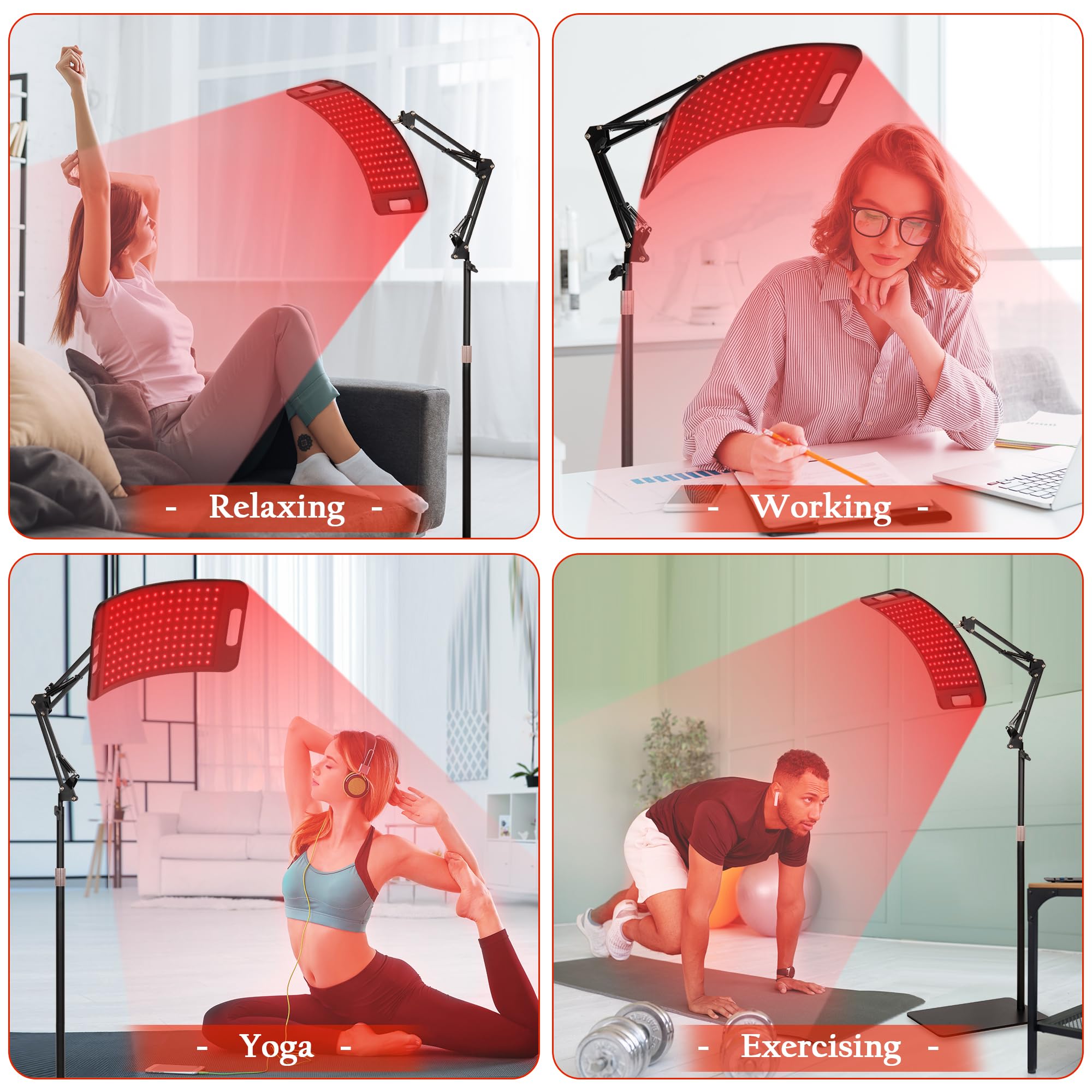 SAVILER panel for facial use with skin-friendly wavelengths