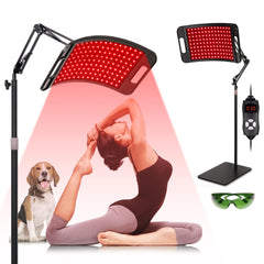 SAVILER red light therapy panel front view for convenient home use