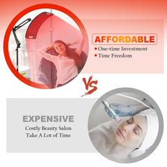 SAVILER home-use red light panel setup for easy routine
