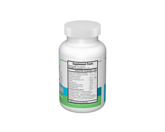 Savior Health Ultra Glutathione capsules close-up for daily antioxidant support.