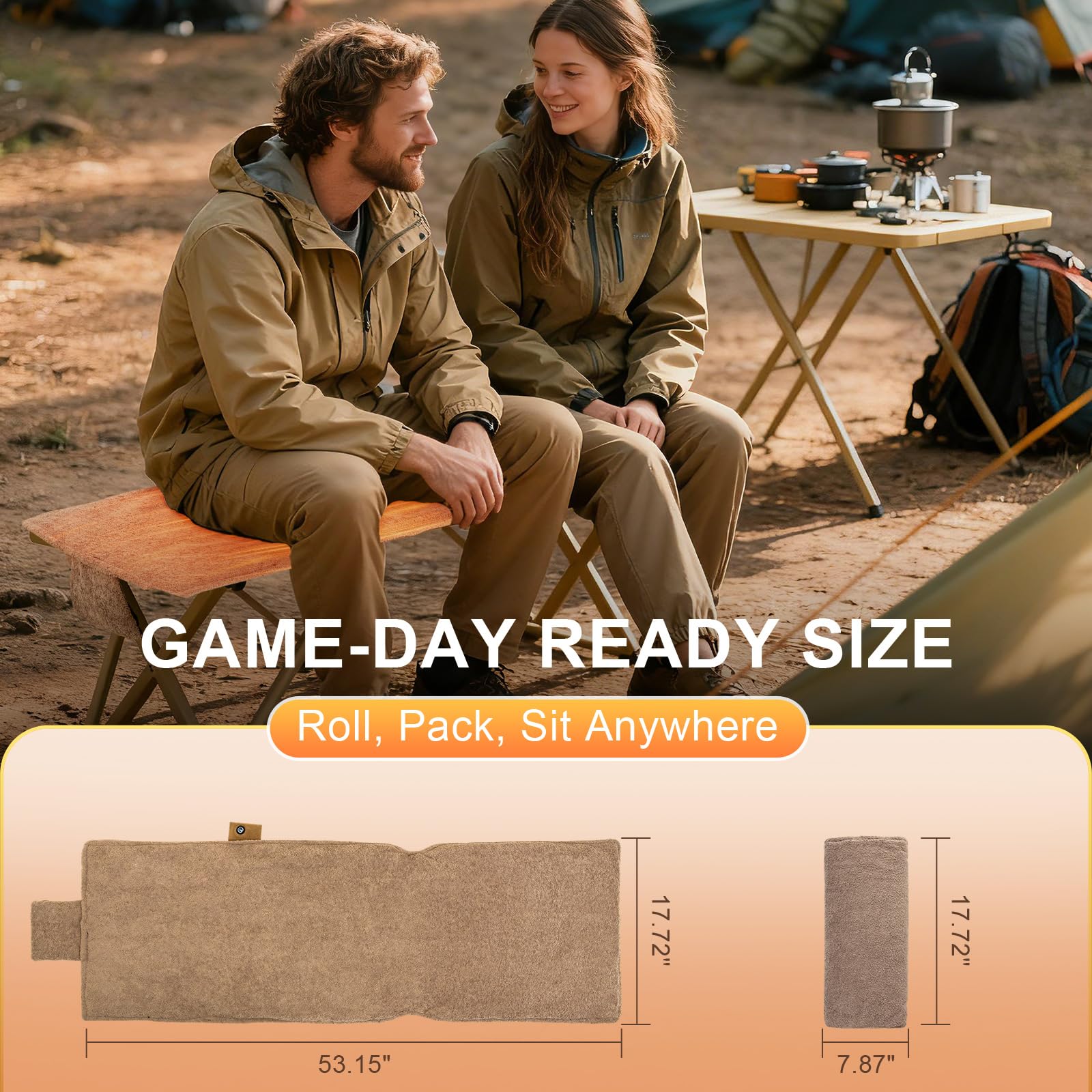 SAVIOR HEAT portable and folded cushion for home, office, or outdoors