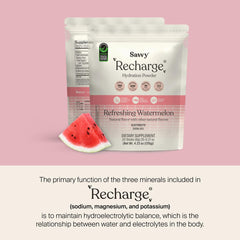 Savvy Recharge no sugar monk fruit blend with natural sweetener.