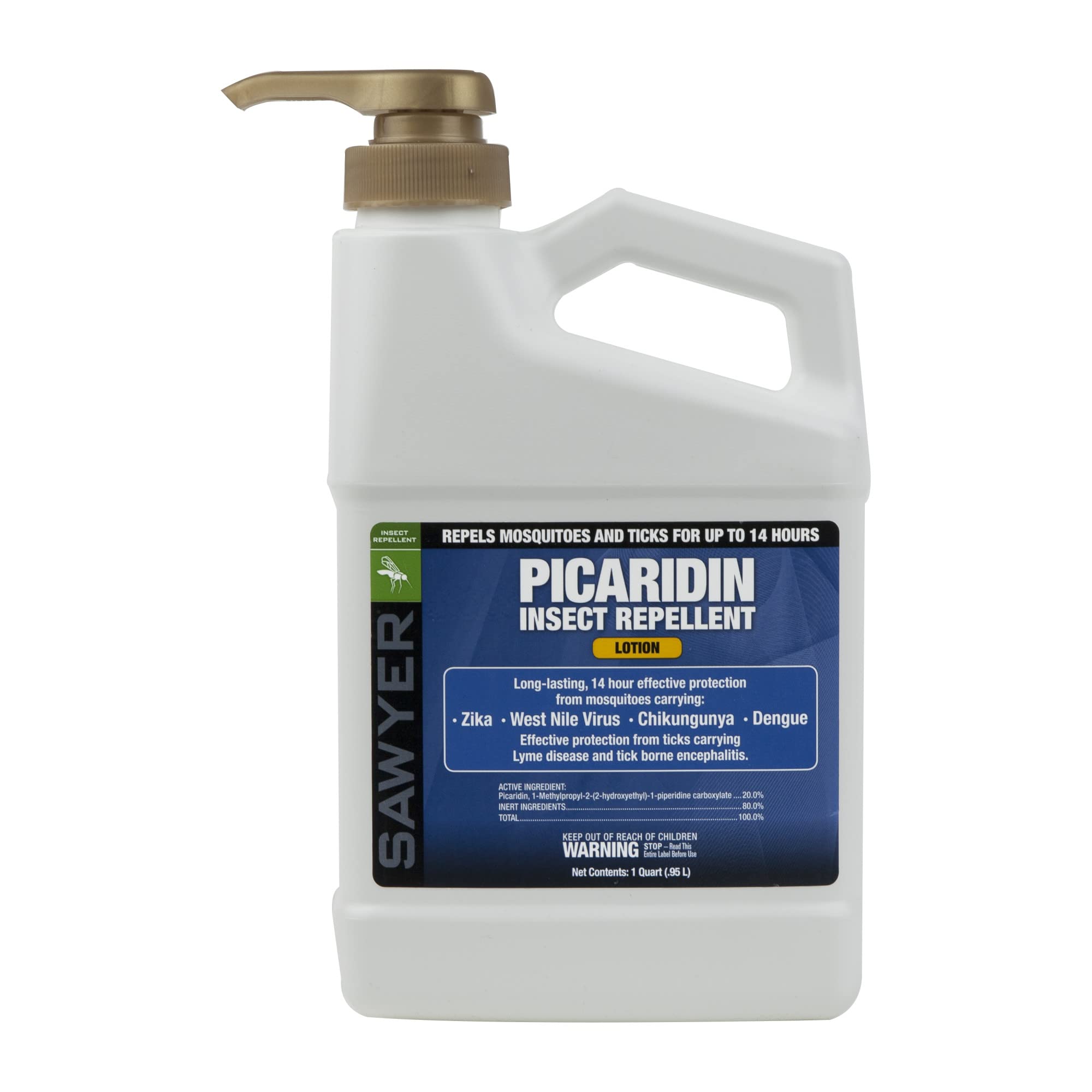Sawyer Picaridin spray on skin offers long-lasting protection against mosquitoes and ticks.