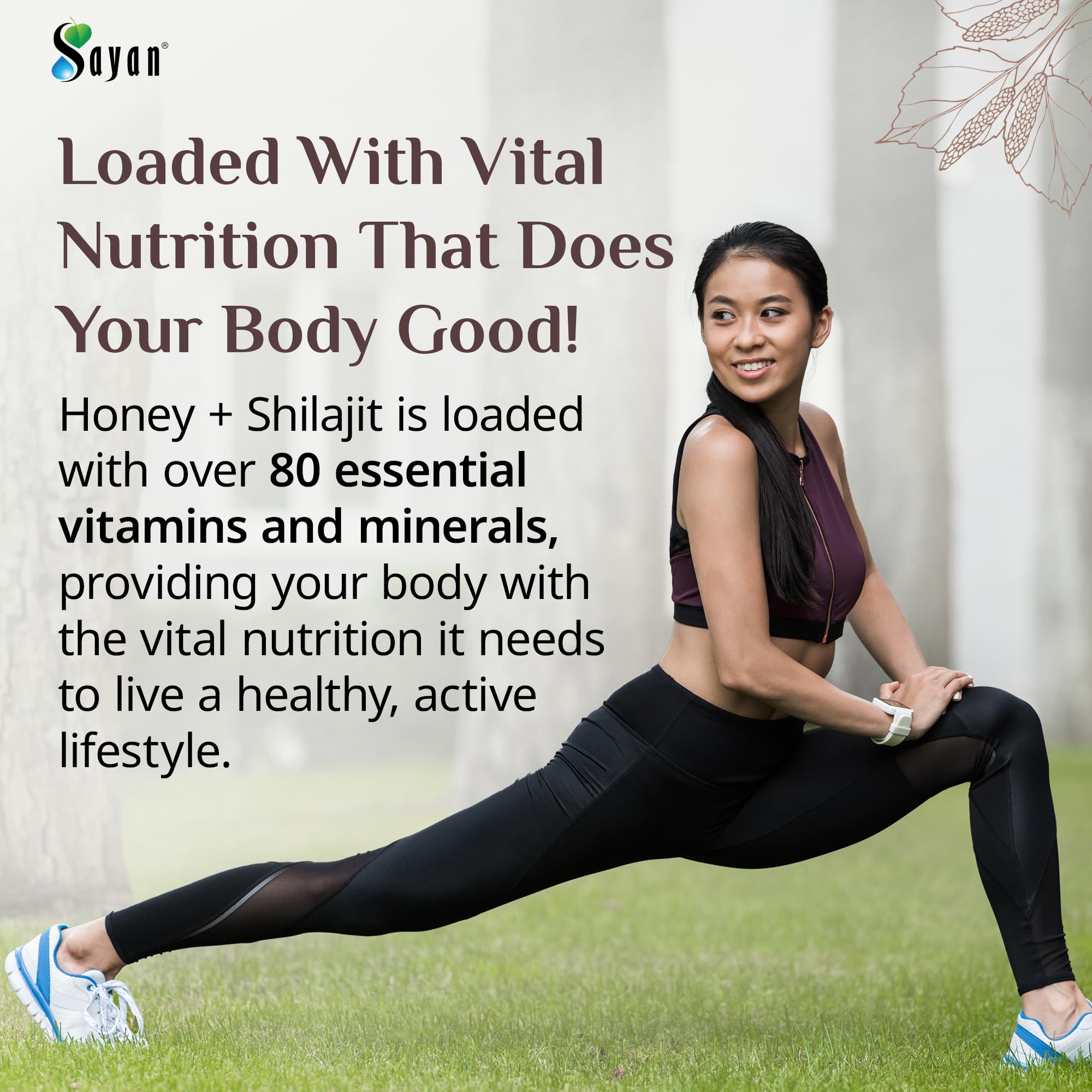 Sayan Organic Honey smoothie bowl image highlights versatile wellness ritual