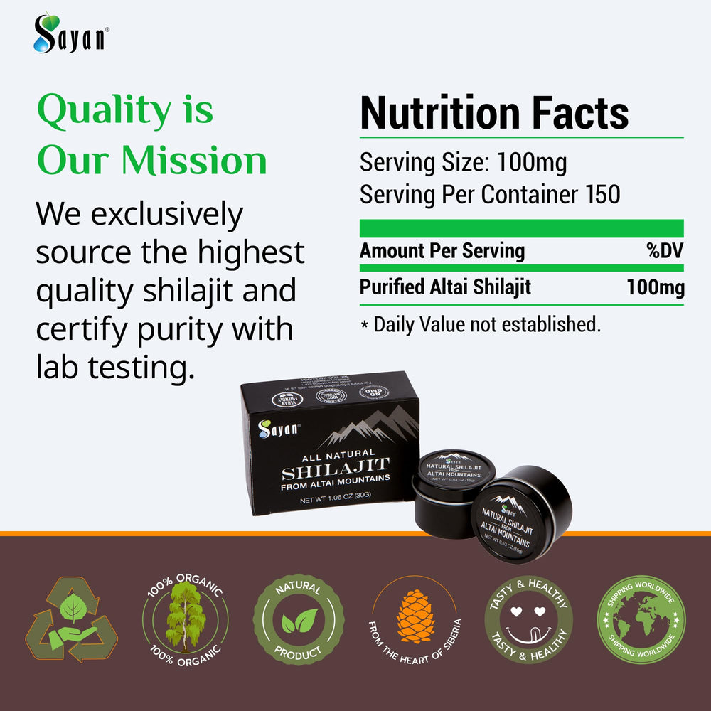 Sayan pure resin packaging highlighting clean ingredients