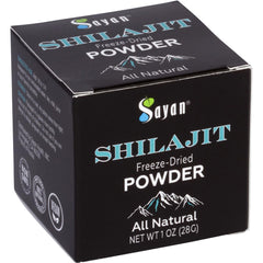 Sayan Pure Shilajit Powder bottle—daily vitality for busy days