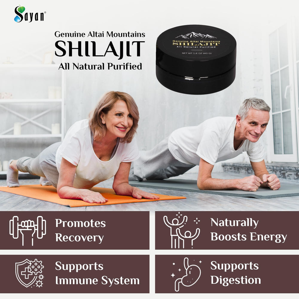 Sayan Pure Shilajit Resin altai mountains backdrop evokes pristine harvest.