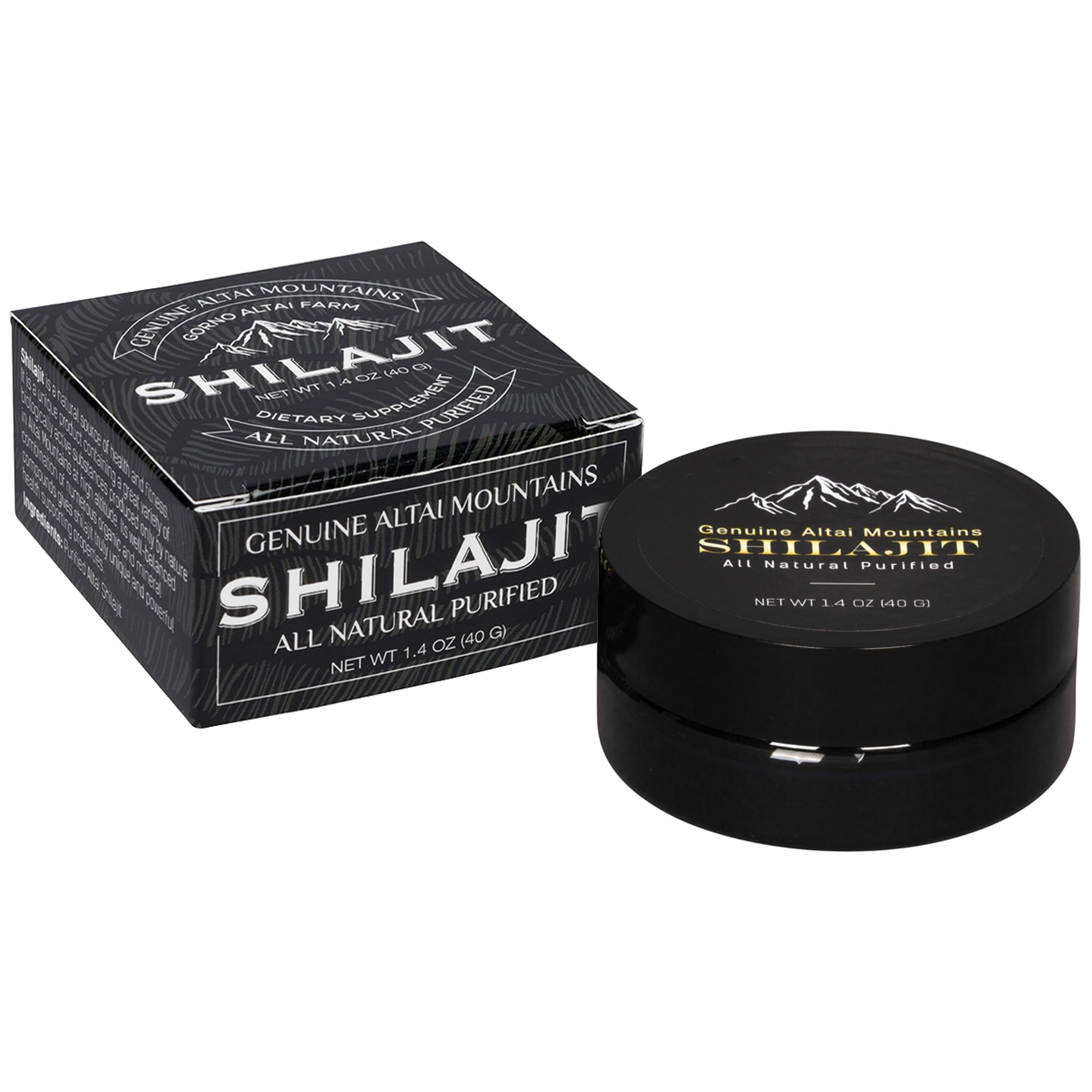 Sayan Pure Shilajit Resin bottle showcases premium resin for daily energy and focus.