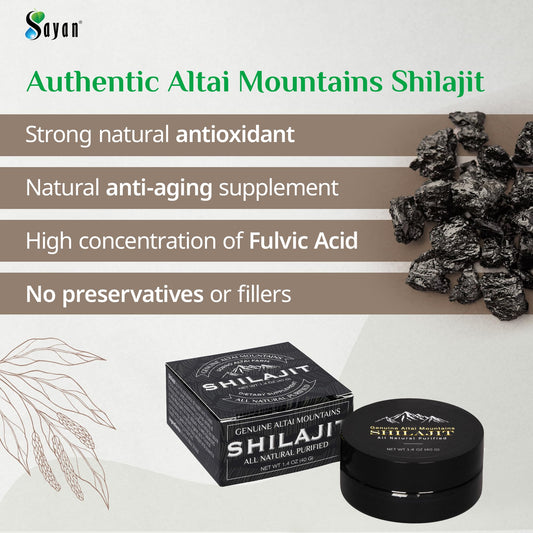 Sayan Pure Shilajit Resin cubes closeup highlights natural texture for easy dosing.