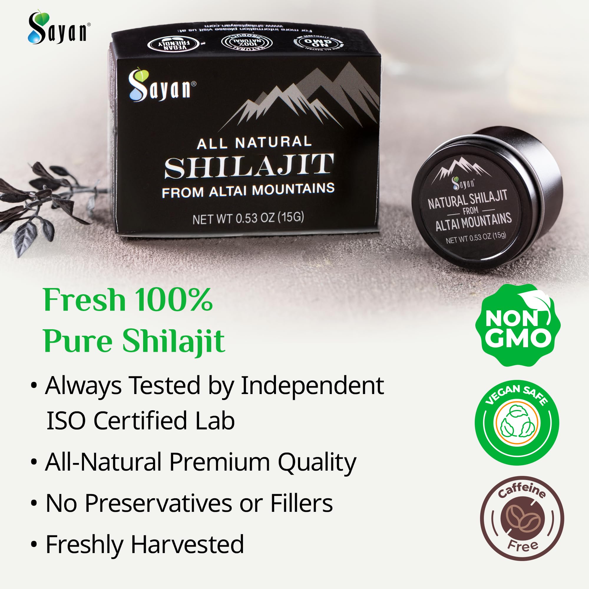 Sayan Shilajit resin texture closeup showing rich consistency
