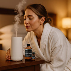 Sbehrtno ambient spa scene for bedroom and relaxation
