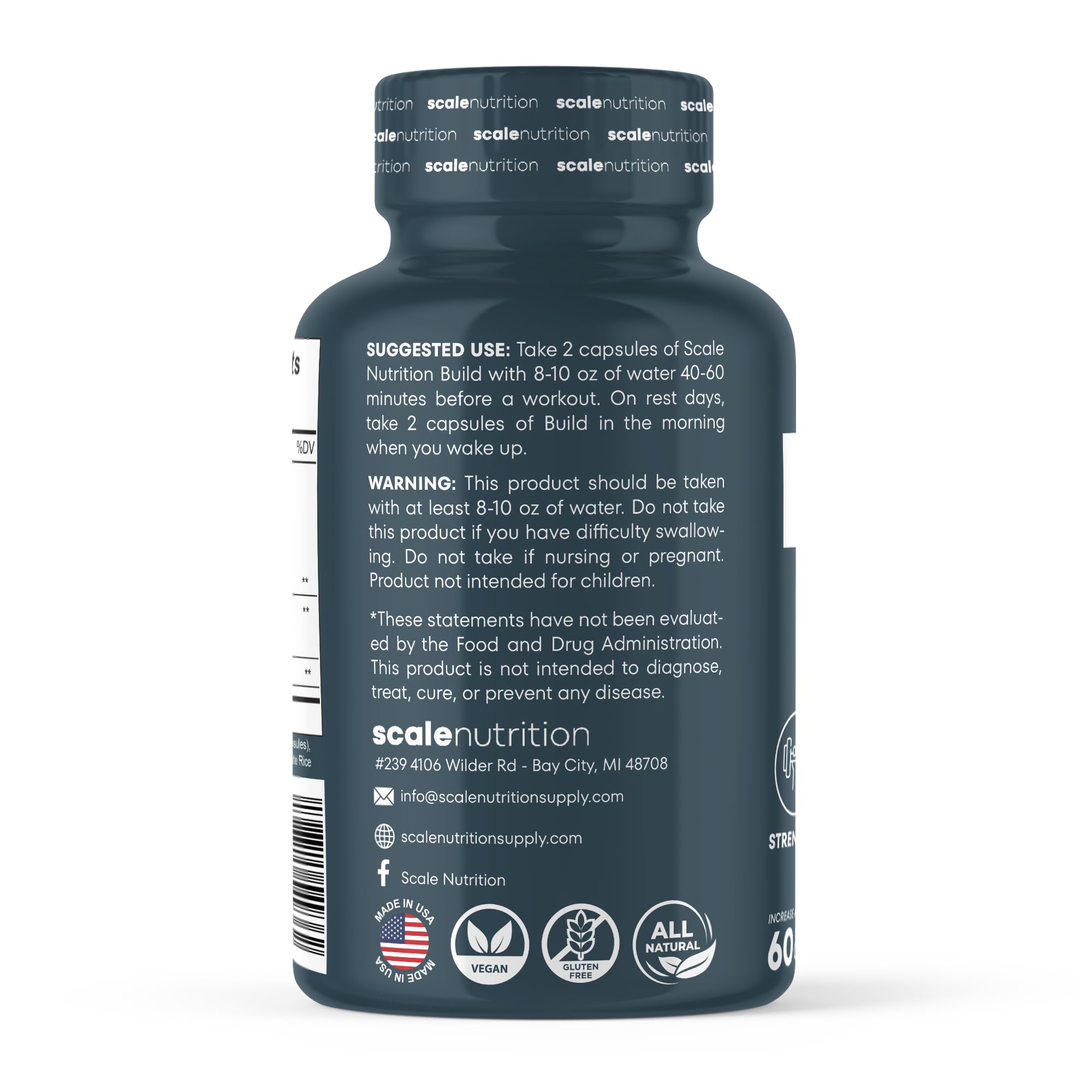 Scale Nutrition Build athlete in action conveys endurance and strength support.
