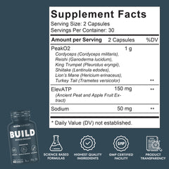 Scale Nutrition Build packaging shot showcasing a science-backed formula for active individuals.