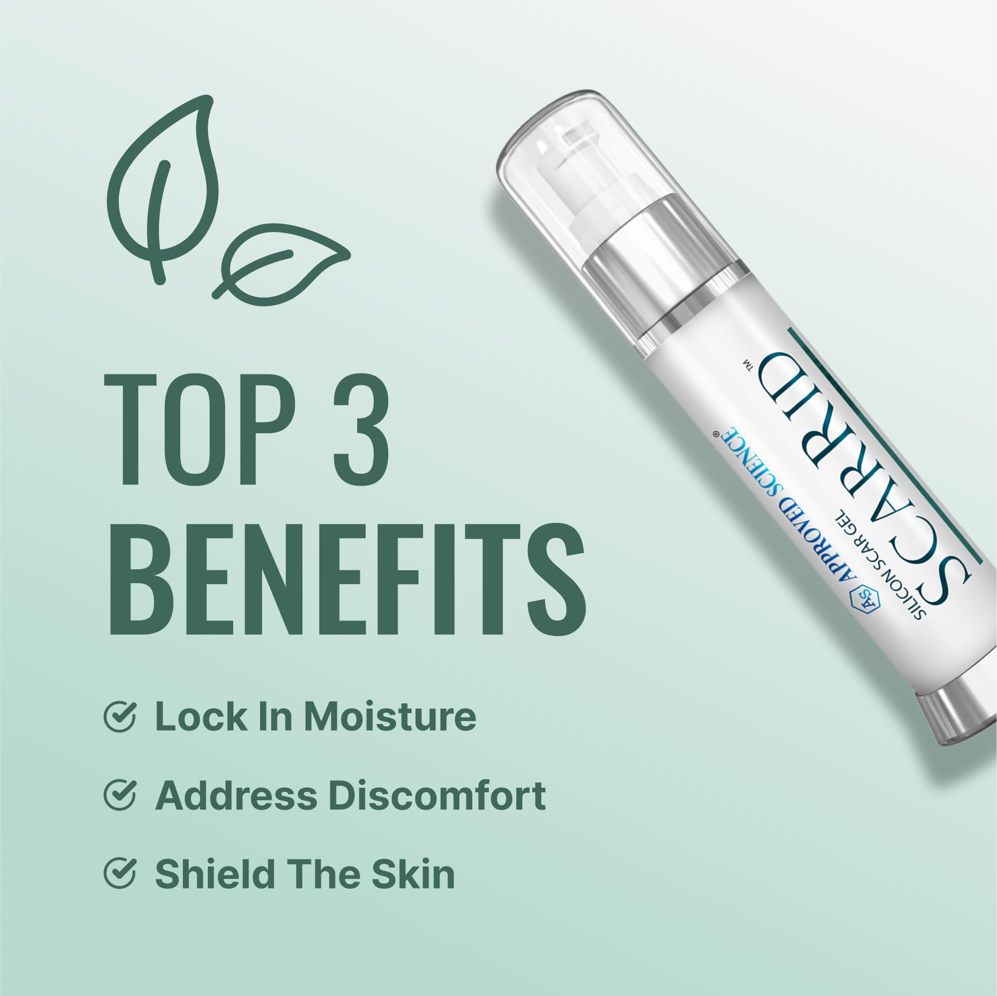Scarrid gel and cream pair shown for a convenient two-step routine.