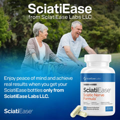 SciatiEase fast-absorbing capsules designed for quicker relief.