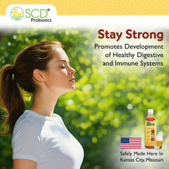 SCD Probiotics Xtra Immunity fermentation process demonstrating bioactive postbiotics