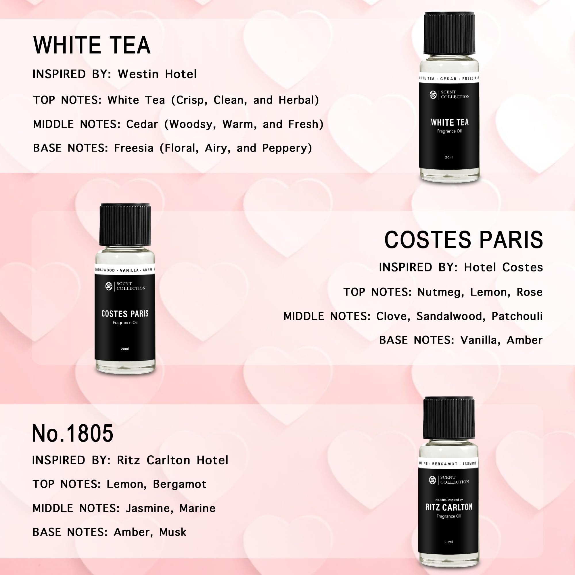Scent Collection multipurpose diffuser oils for home office and spa