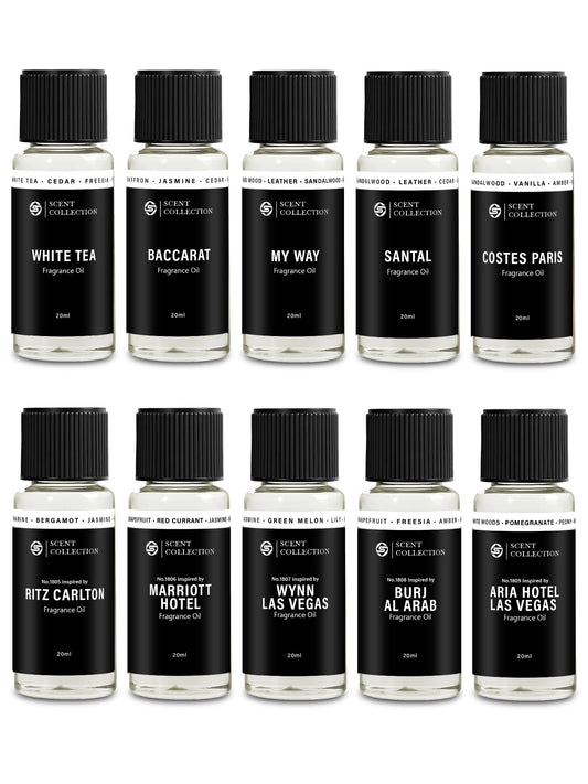 Scent Collection tuscan leather notes diffuser oil for premium hotel ambiance