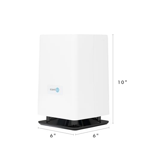 ScentAir Whisper Essential diffuser side profile showing lightweight design.
