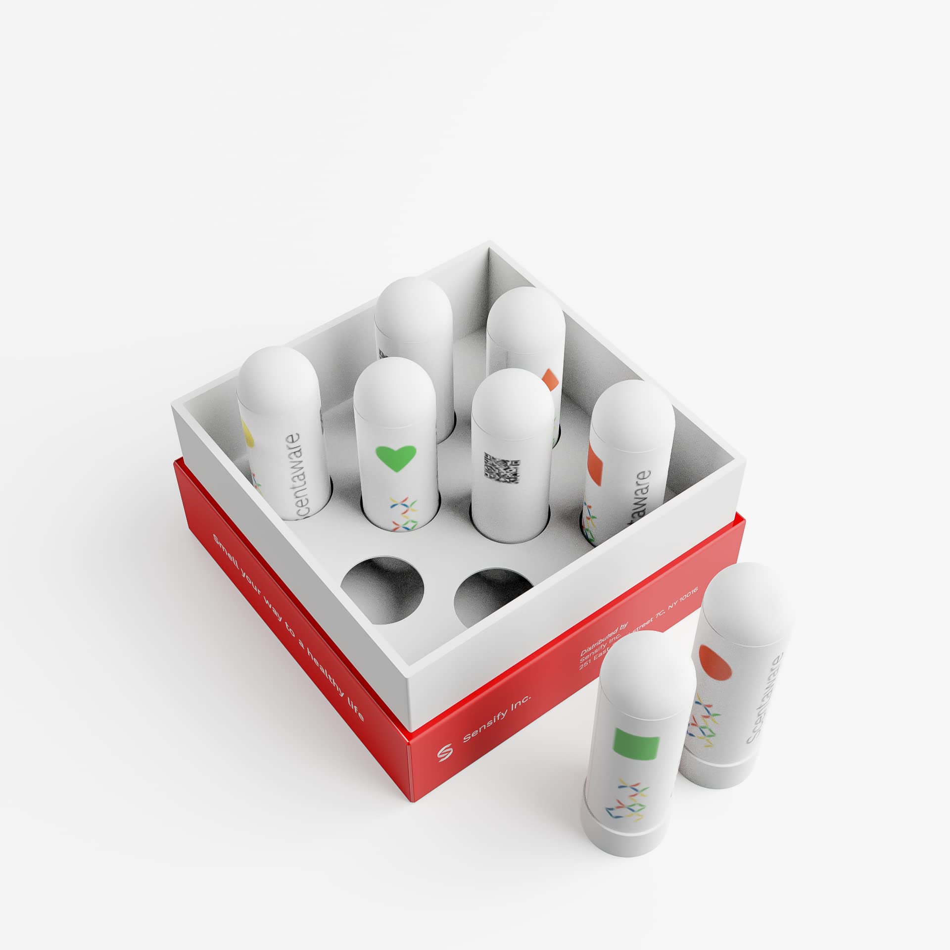 ScentAware Lemon inhaler for quick smell identification and training.