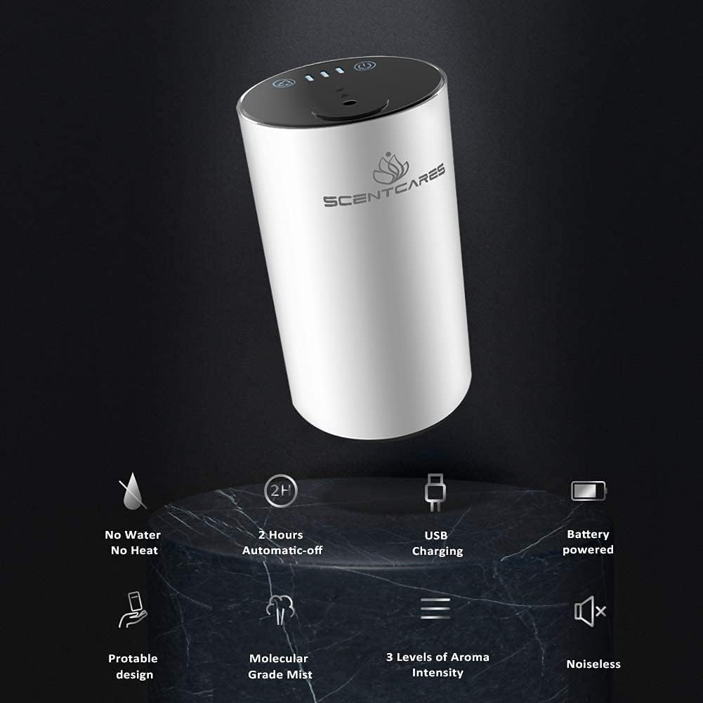 Scentcares Sentiment Diffuser uses cold diffusion technology for pure essential oil aroma