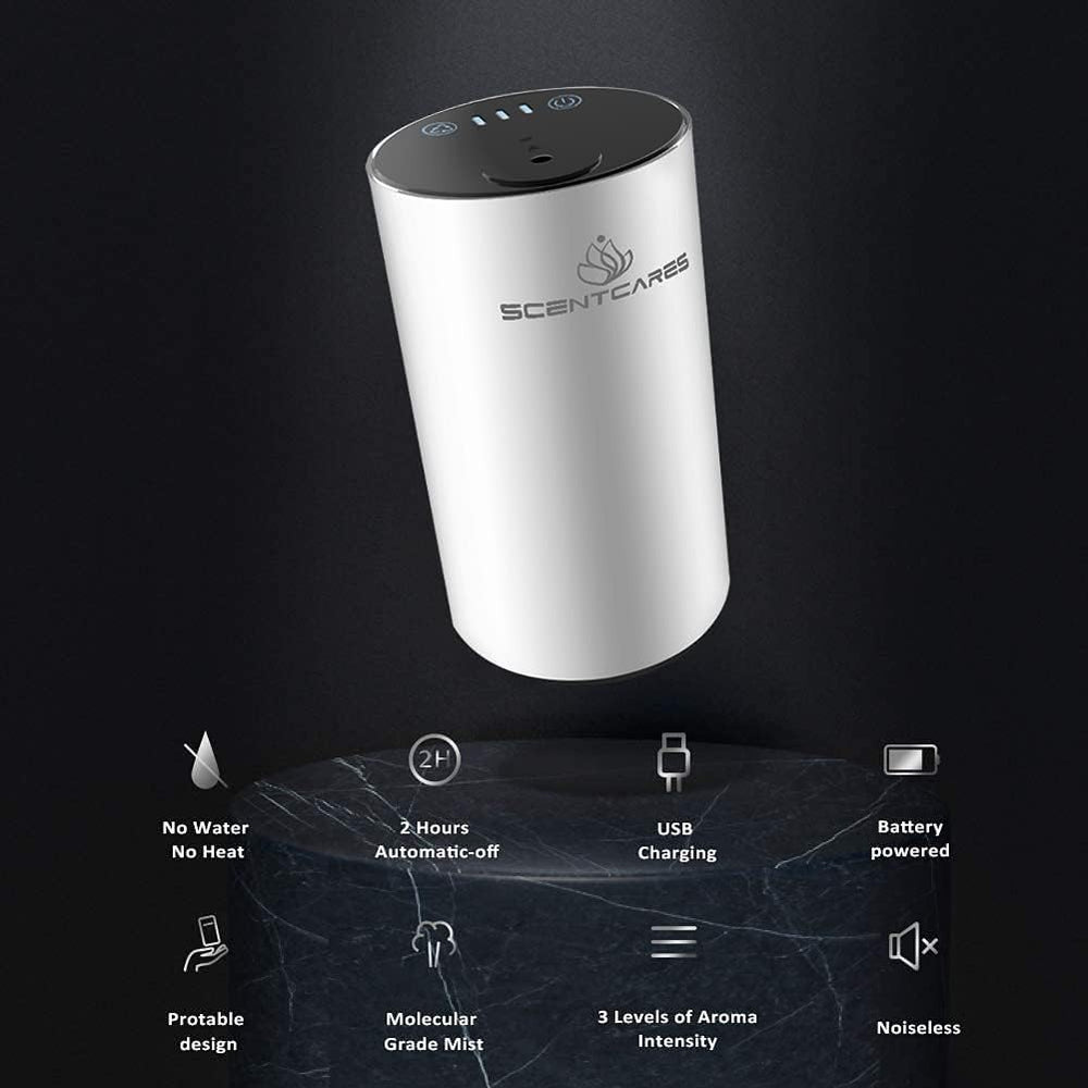 Scentcares Sentiment Diffuser uses cold diffusion technology for pure essential oil aroma