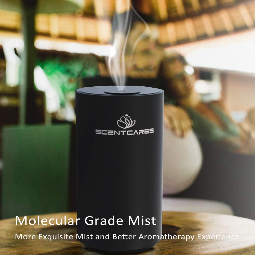 Mirror-style diffuser body enhances décor while releasing fragrance
