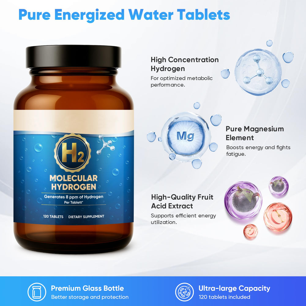 ScentDinbor H2 tablet close-up showing magnesium for energy support.