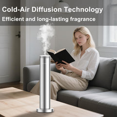 SCENTEER diffuser bluetooth interface showcases app connectivity on the go