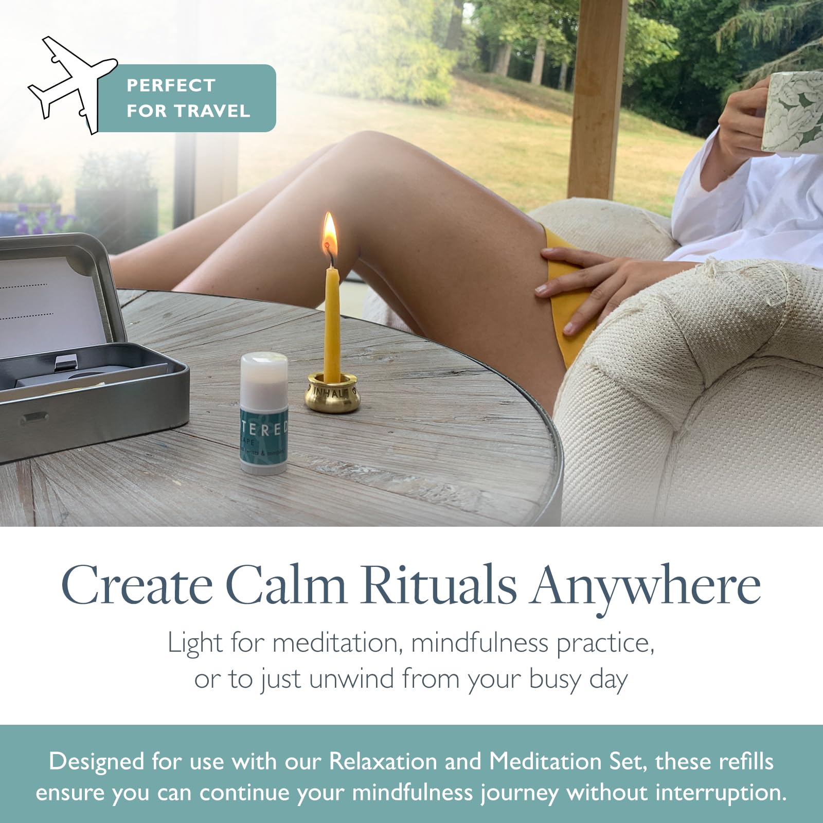 Scentered honey aroma glow enhances relaxation and focus