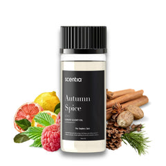 Scentia Autumn Spice bottle 50ml ready for fall diffusion and use.