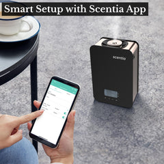 Scentia CASA SC 2000 black waterless diffusion avoids moisture and residue