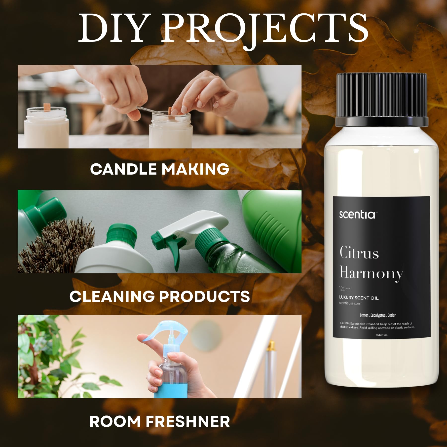 Scentia Citrus Harmony ingredients-scene reveals IFRA-compliant, premium-grade formula for safe use.