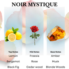 Scentia Noir Mystique rose note adds romance to any room