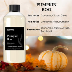 Scentia Pumpkin Boo candle-making setup enabling fall-inspired home décor