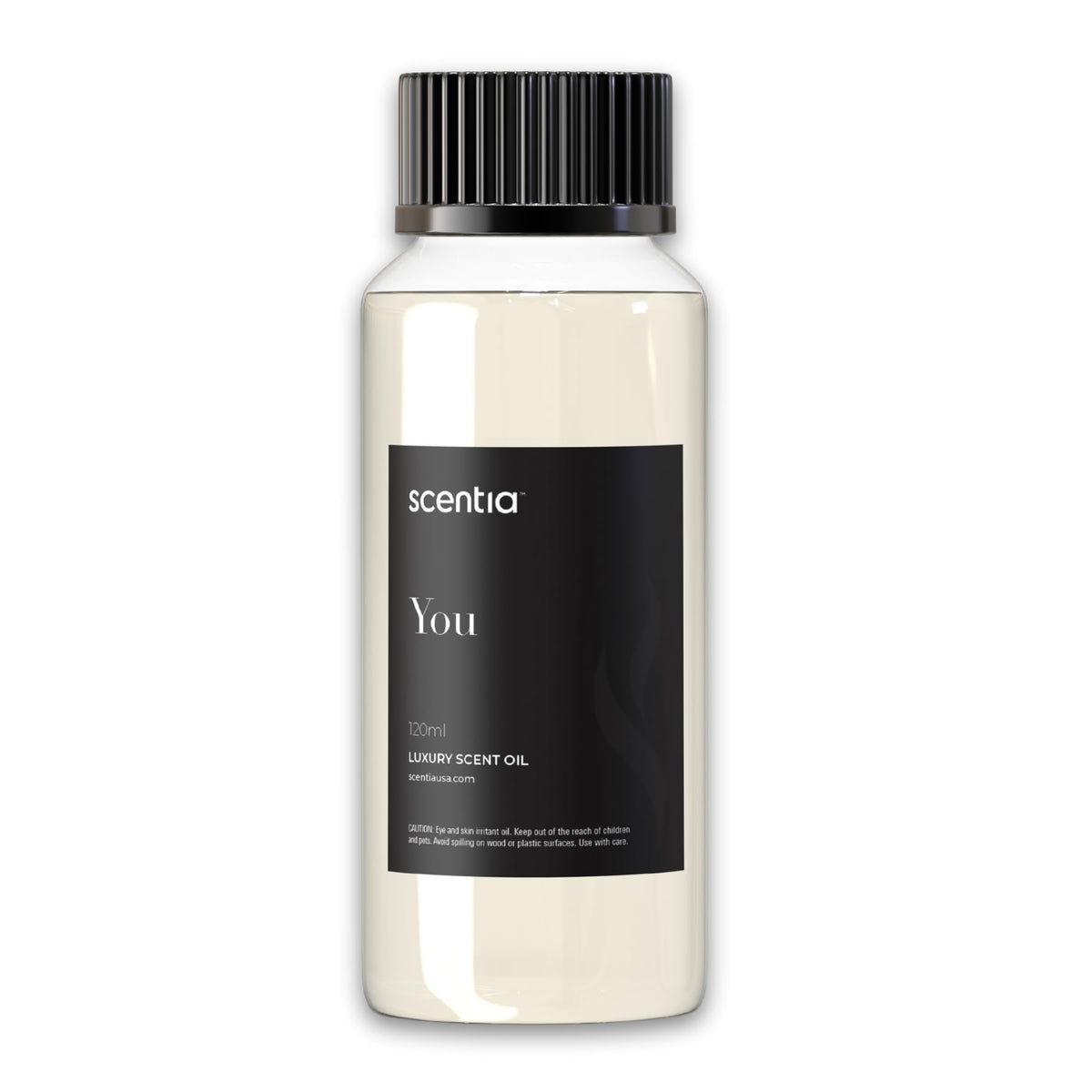 Scentia You diffuser oil bottle front view with premium fragrance.