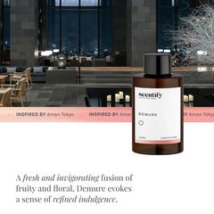 Scentify Demure refill in luxury gift-packaging for elegant gifting.