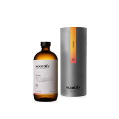 Scentify Miami aroma oil refill bottle with creamy coconut notes for a relaxing home vibe.