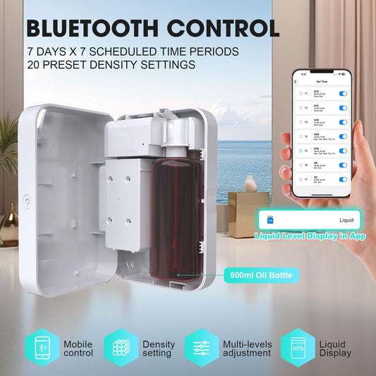 Scentiplus Scent Air Machine with app control for scheduling and remote operation