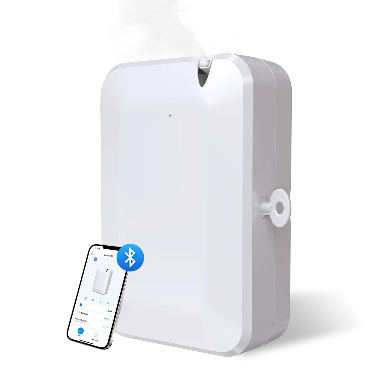 Scentiplus smart diffuser with app control for simple schedule setup.