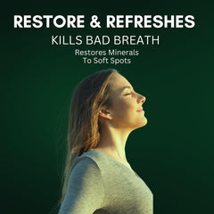 SCENTS N STORIES mint-fresh-breath focus bottle close-up.