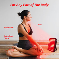 SCESFU red light panel compact size suitable for table or shelf.