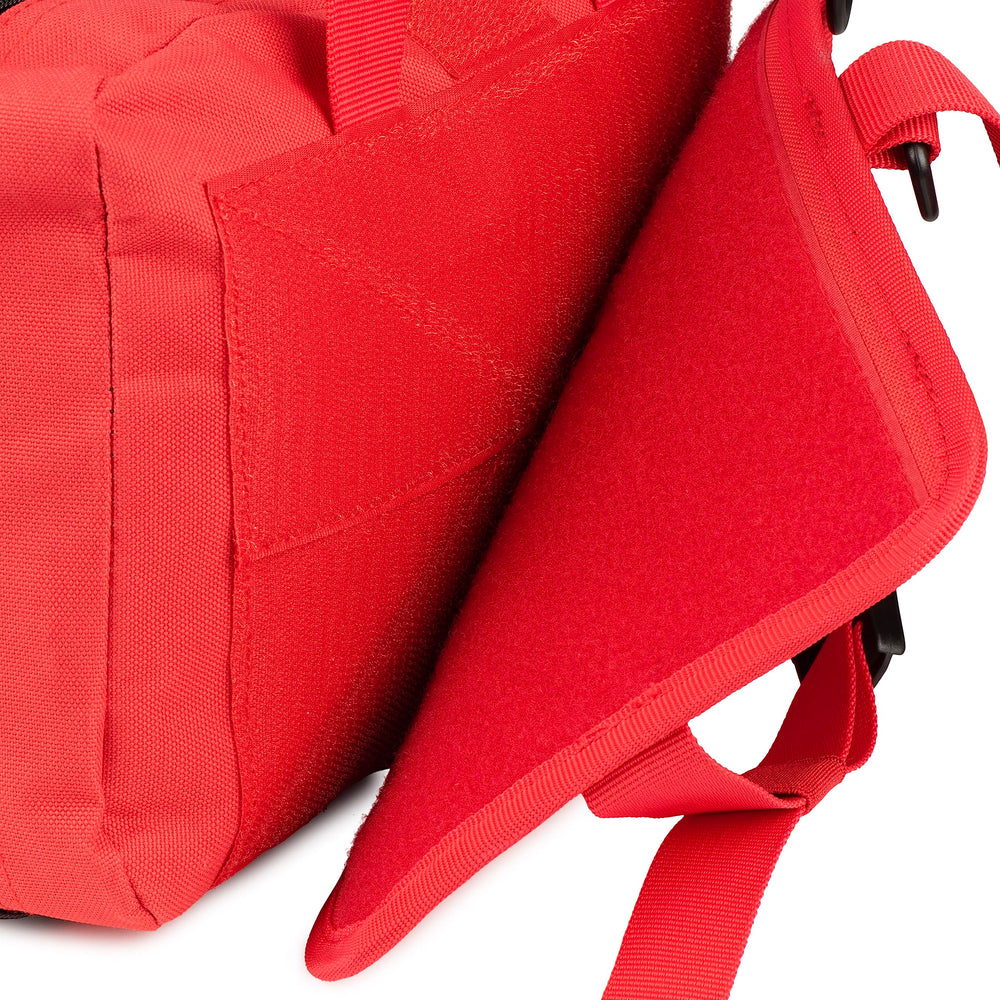 Scherber headrest mount enables fast grab-and-go access in vehicles.