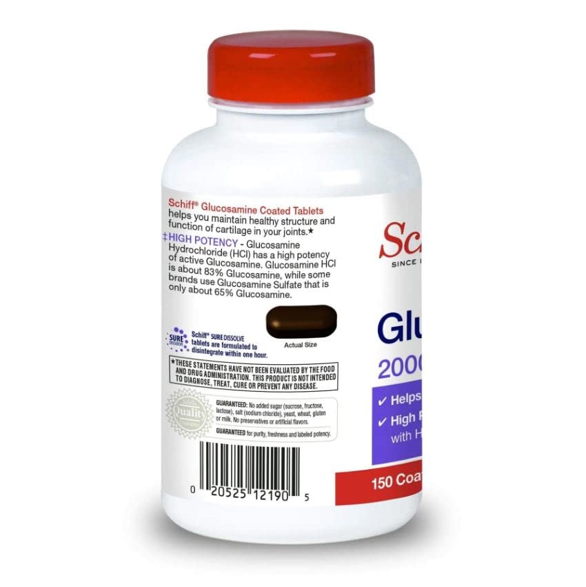 Daily serving of Schiff Glucosamine supports routine adult supplementation.