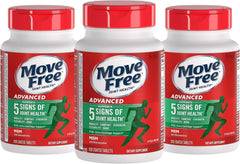 Schiff Move Free Advanced bottle front view highlighting joint-support formula for daily mobility.