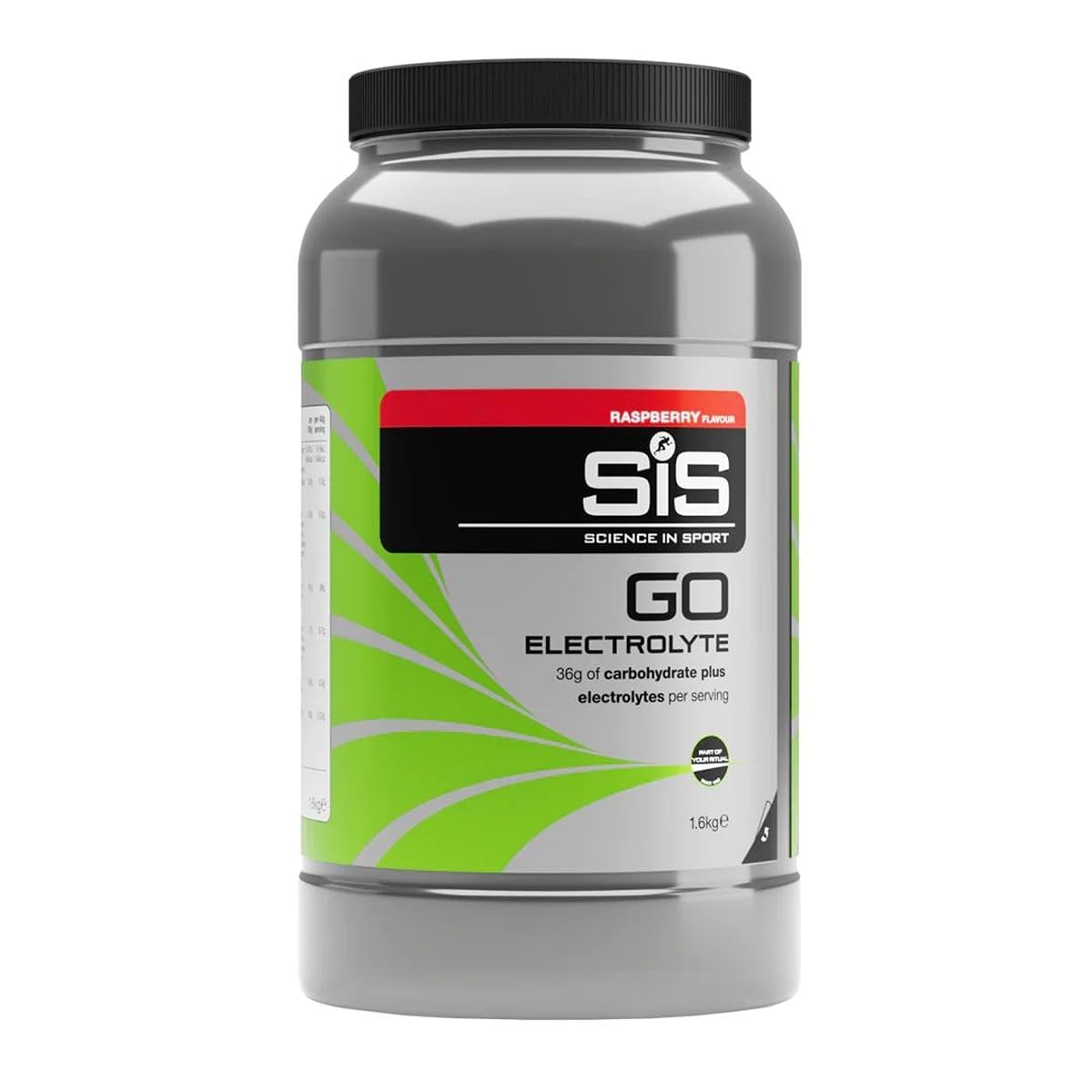 Science in Sport SIS Powder GO Electro blackcurrant bottle ready for hydration and energy during training