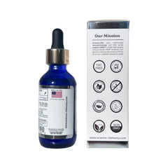 Science-Rite label close-up noting lab-tested, cruelty-free formula.