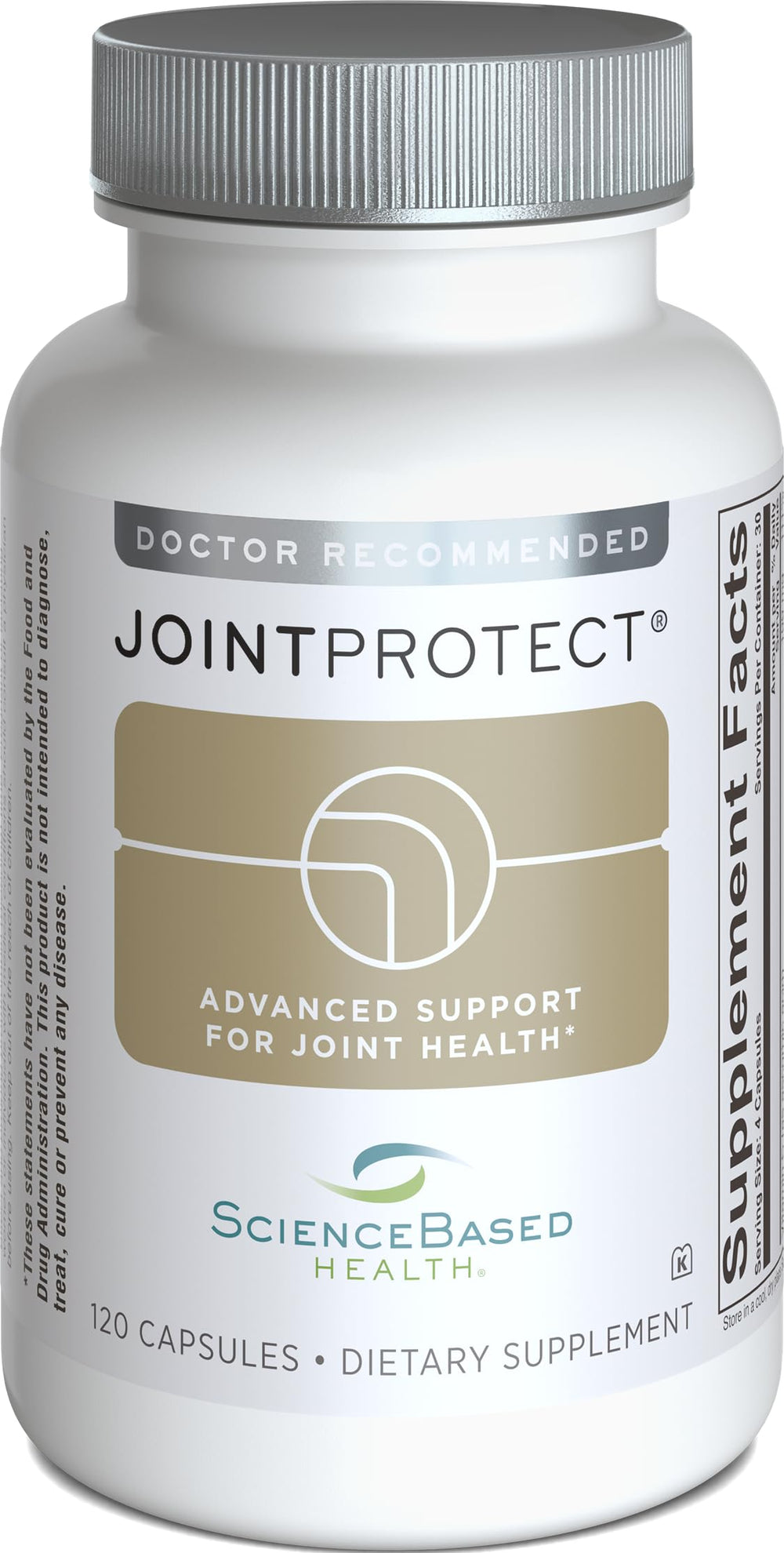 ScienceBased Health JointProtect bottle showing product packaging for joint support and mobility.