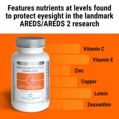 MacularProtect Complete label showing key eye-supporting nutrients